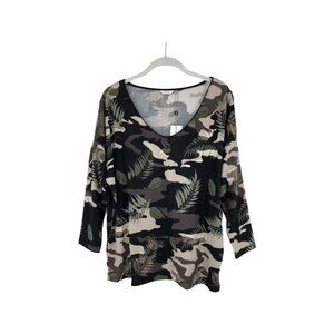 Katkus Long Sleeve Tunic Top Camouflage Colors New